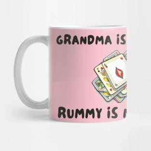 Grandma is my name rummy is my game Mug